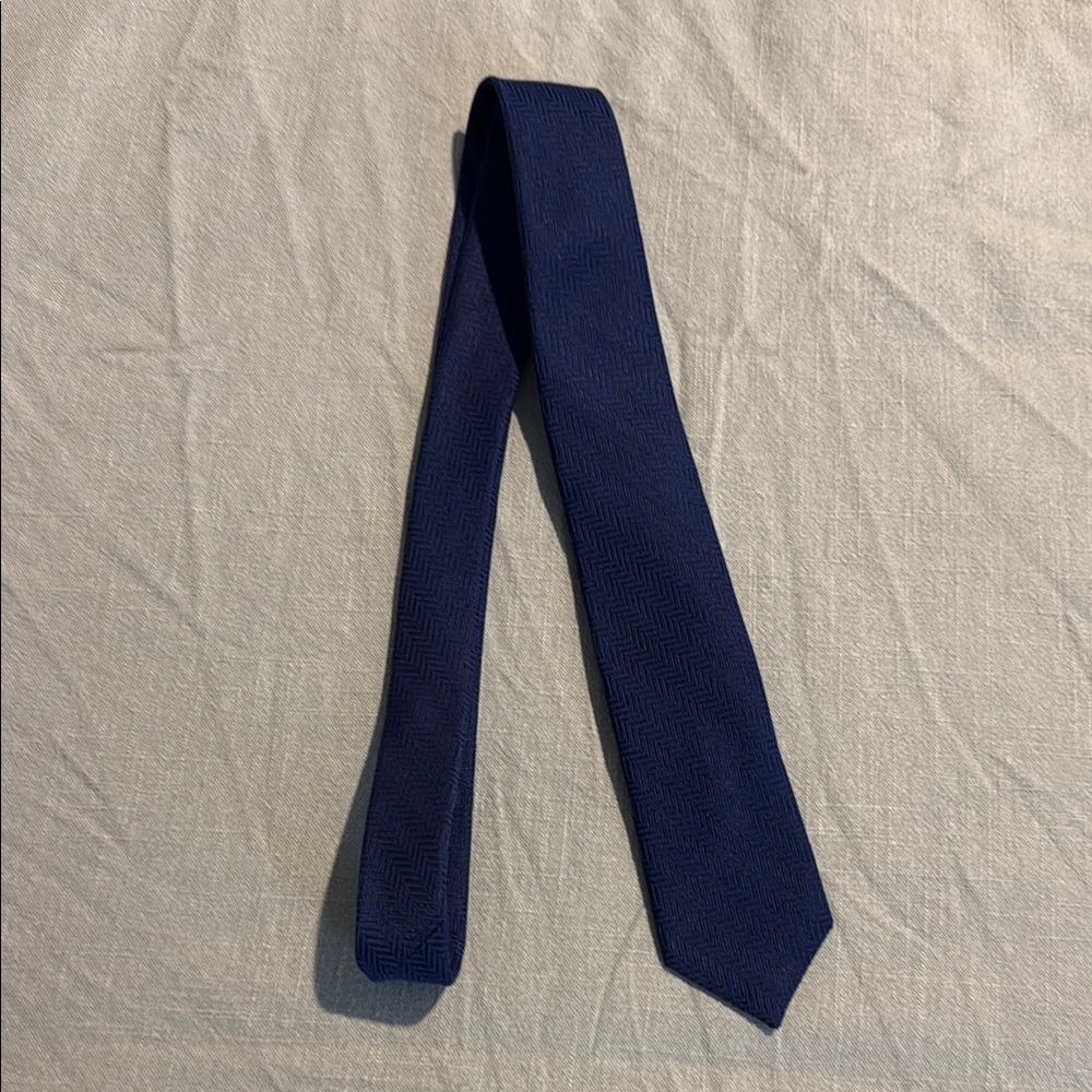 Tie Bar Blue Tie